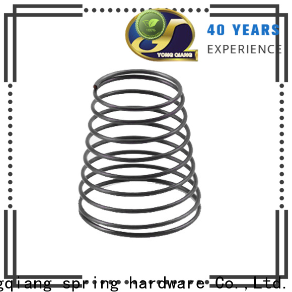 Yongqiang tube conical springs overseas market for hardware industry
